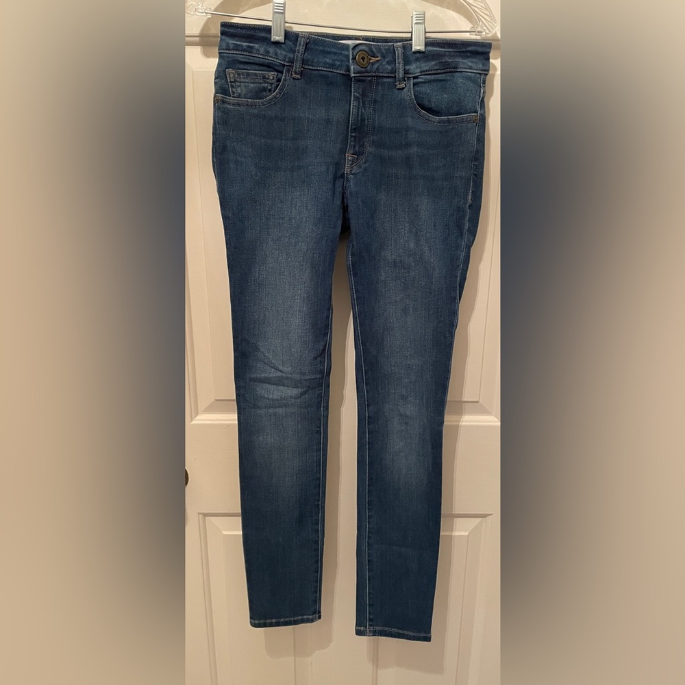 DL1961 Florence Instasculpt Pacific Mid Rise Skinny Jeans Dark Wash Women's 27